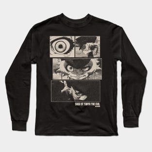 Tanya Gloomy Halftone Fanart Design Long Sleeve T-Shirt